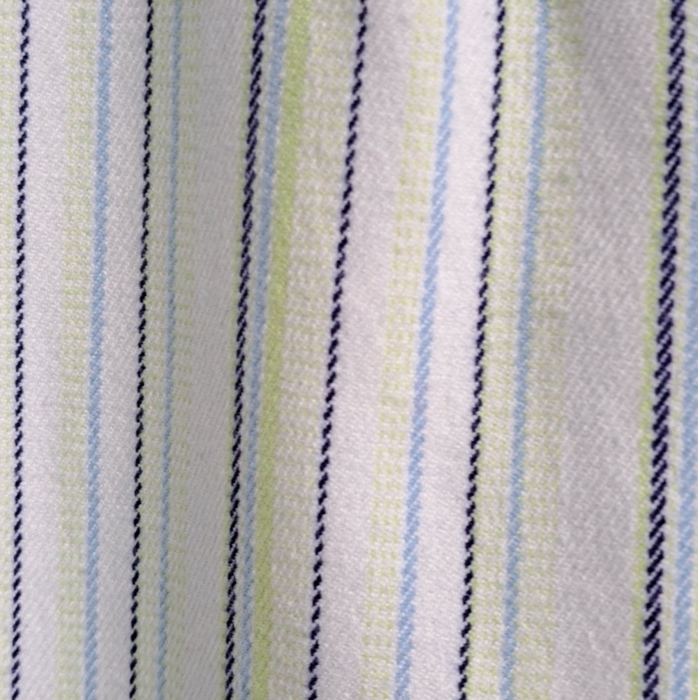 St John Sport Multi Color Striped Cropped Pants    Size 4 - Picture 4 of 9